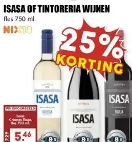 MCD Supermarkt ISASA OF TINTORERIA WIJNEN aanbieding