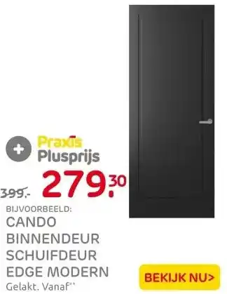 Praxis CanDo Binnendeur Schuifdeur Edge Modern aanbieding