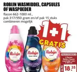 MCD Supermarkt ROBIJN WASMIDDEL, CAPSULES OF WASPOEDER aanbieding