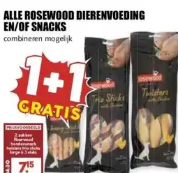 MCD Supermarkt ALLE ROSEWOOD DIERENVOEDING EN/OF SNACKS aanbieding