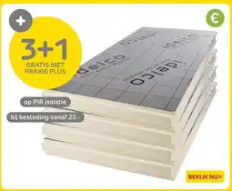 Praxis PIR isolatie aanbieding