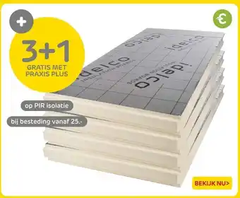 Praxis PIR isolatie aanbieding