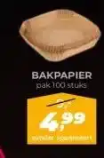 MCD Supermarkt BAKPAPIER aanbieding