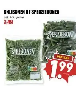 MCD Supermarkt SNIJBONEN OF SPERZIEBONEN aanbieding