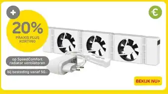 Praxis SpeedComfort radiator ventilatoren aanbieding