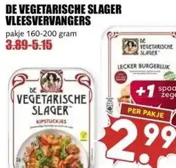 MCD Supermarkt DE VEGETARISCHE SLAGER DE VLEESVERVANGERS aanbieding