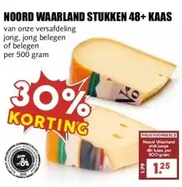 MCD Supermarkt NOORD WAARLAND STUKKEN 48+ KAAS aanbieding