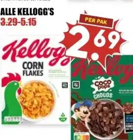 MCD Supermarkt ALLE KELLOGG'S aanbieding