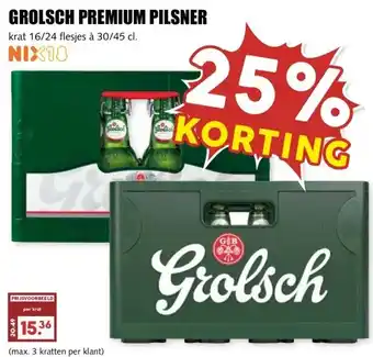 MCD Supermarkt GROLSCH PREMIUM PILSNER aanbieding