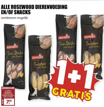 MCD Supermarkt ALLE ROSEWOOD DIERENVOEDING EN/OF SNACKS aanbieding