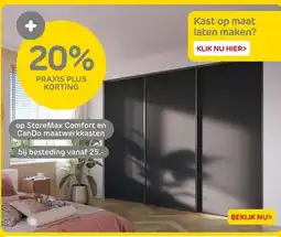 Praxis StoreMax Comfort en Can Do maatwerkkasten aanbieding