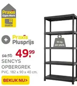 Praxis Sencys Stellingkast - Shelf Plus - aanbieding