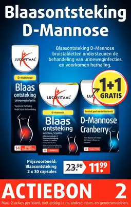 Lucovitaal Blaasontsteking D-Mannose aanbieding