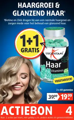 Lucovitaal HAARGROEI & GLANZEND HAAR aanbieding