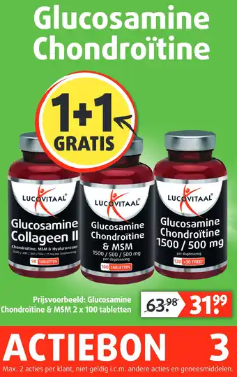 Lucovitaal Glucosamine Chondroitine aanbieding