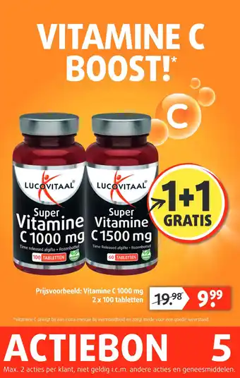 Lucovitaal VITAMINE C BOOST! aanbieding