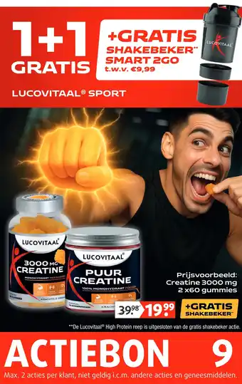 Lucovitaal Creatine 3000 mg aanbieding
