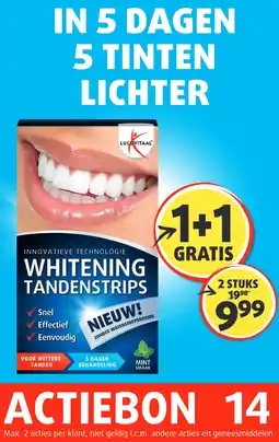 Lucovitaal WHITENING TANDENSTRIPS aanbieding