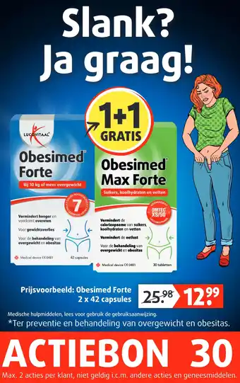 Lucovitaal Obesimed Forte aanbieding