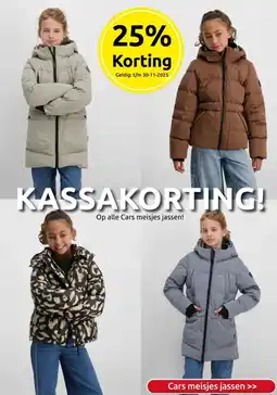 Jola Mode alle Cars meisjes jassen! aanbieding