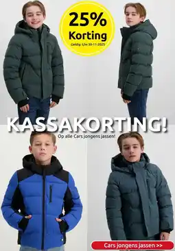 Jola Mode alle Cars jongens jassen! aanbieding