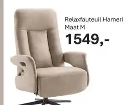 IN.HOUSE Relaxfauteuil Hamerio Maat M aanbieding