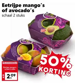 CoopCompact Eetrijpe mango's of avocado's aanbieding