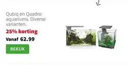 Intratuin Qubiq en Quadro aquariums. Diverse varianten. aanbieding