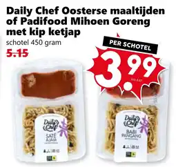 CoopCompact Daily Chef Oosterse maaltijden of Padifood Mihoen Goreng met kip ketjap aanbieding