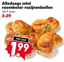 CoopCompact Alledaags mini roomboter rozijnenbollen aanbieding