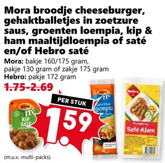 CoopCompact Mora en Hebro diversen aanbieding