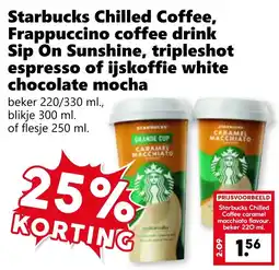 CoopCompact Starbucks diversen aanbieding