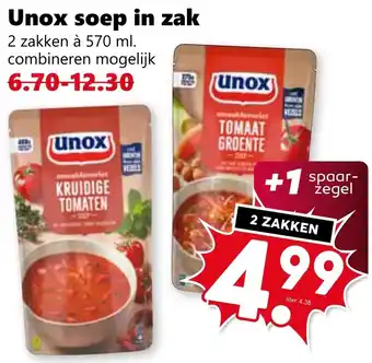 CoopCompact Unox soep in zak aanbieding