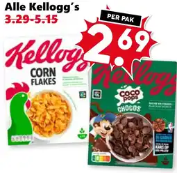 CoopCompact Alle Kellogg's aanbieding