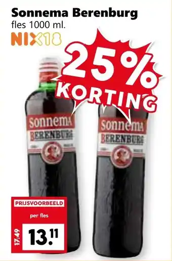 CoopCompact Sonnema Berenburg aanbieding