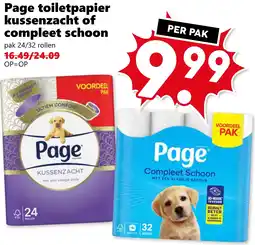 CoopCompact Page toiletpapier kussenzacht of compleet schoon aanbieding