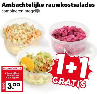 Coop Ambachtelijke rauwkostsalades aanbieding