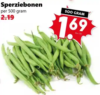 Coop Sperziebonen aanbieding