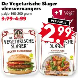 Coop De Vegetarische Slager vleesvervangers aanbieding