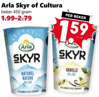 Coop Arla Skyr of Cultura aanbieding