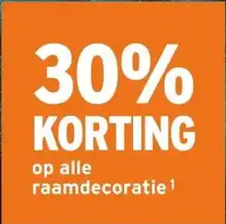 GAMMA alle raamdecoratie 1 aanbieding