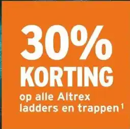 GAMMA alle Altrex ladders en trappen 1 aanbieding