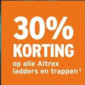 GAMMA alle Altrex ladders en trappen 1 aanbieding