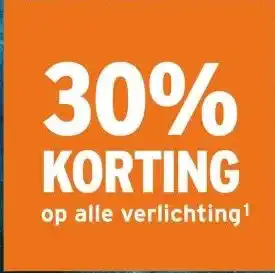 GAMMA alle verlichting¹ aanbieding