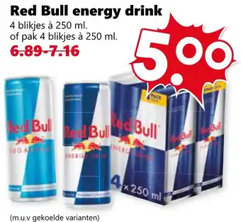 Coop Red Bull energy drink aanbieding