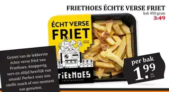 Coop FRIETHOES ÉCHTE VERSE FRIET aanbieding