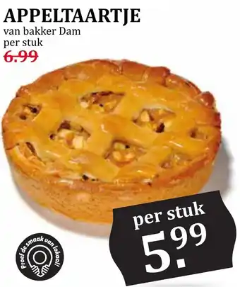 Coop APPELTAARTJE aanbieding