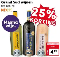 Coop Grand Sud wijnen aanbieding