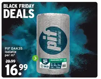 GAMMA PIF DAK35 Isolatie aanbieding