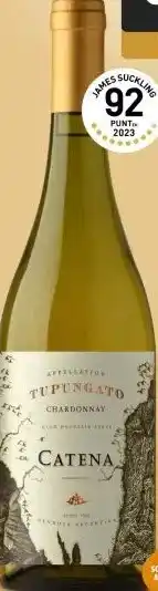 Gall & Gall Catena Appellation Tupungato Chardonnay 75CL aanbieding